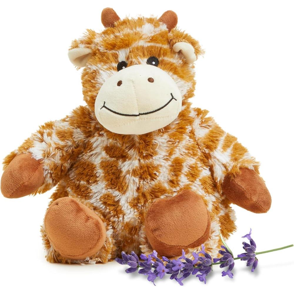 imagewarmies Microwavable Stuffed Animals Giraffe  Heated Stuffed Animal Plushie for Warmth  Cute Soft Plush Toys for Adults amp Children Boys Girls Babies amp Toddlers