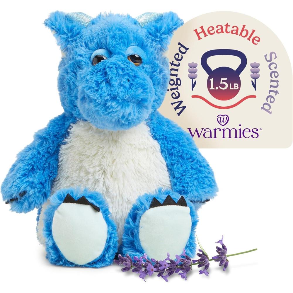 imagewarmies Microwavable amp Weighted Stuffed Animals Dragon  Heated Stuffed Animal Plushie for Warmth amp Comfort  Cute Soft Plush Toys for Adults amp Children Boys Girls Babies amp Toddlers