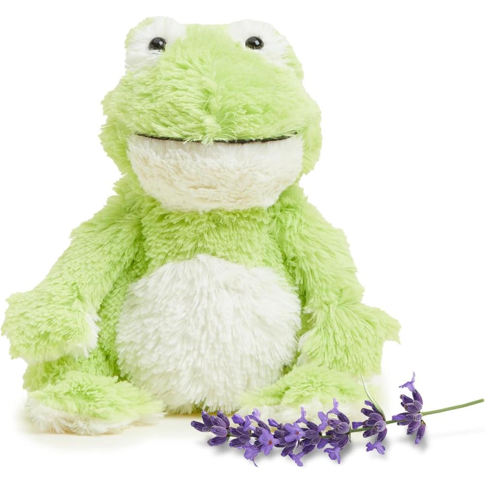 imagewarmies Microwavable amp Weighted Stuffed Animals Frog  Heated Stuffed Animal Plushie for Warmth amp Comfort  Cute Soft Plush Toys for Adults amp Children Boys Girls Babies amp Toddlers
