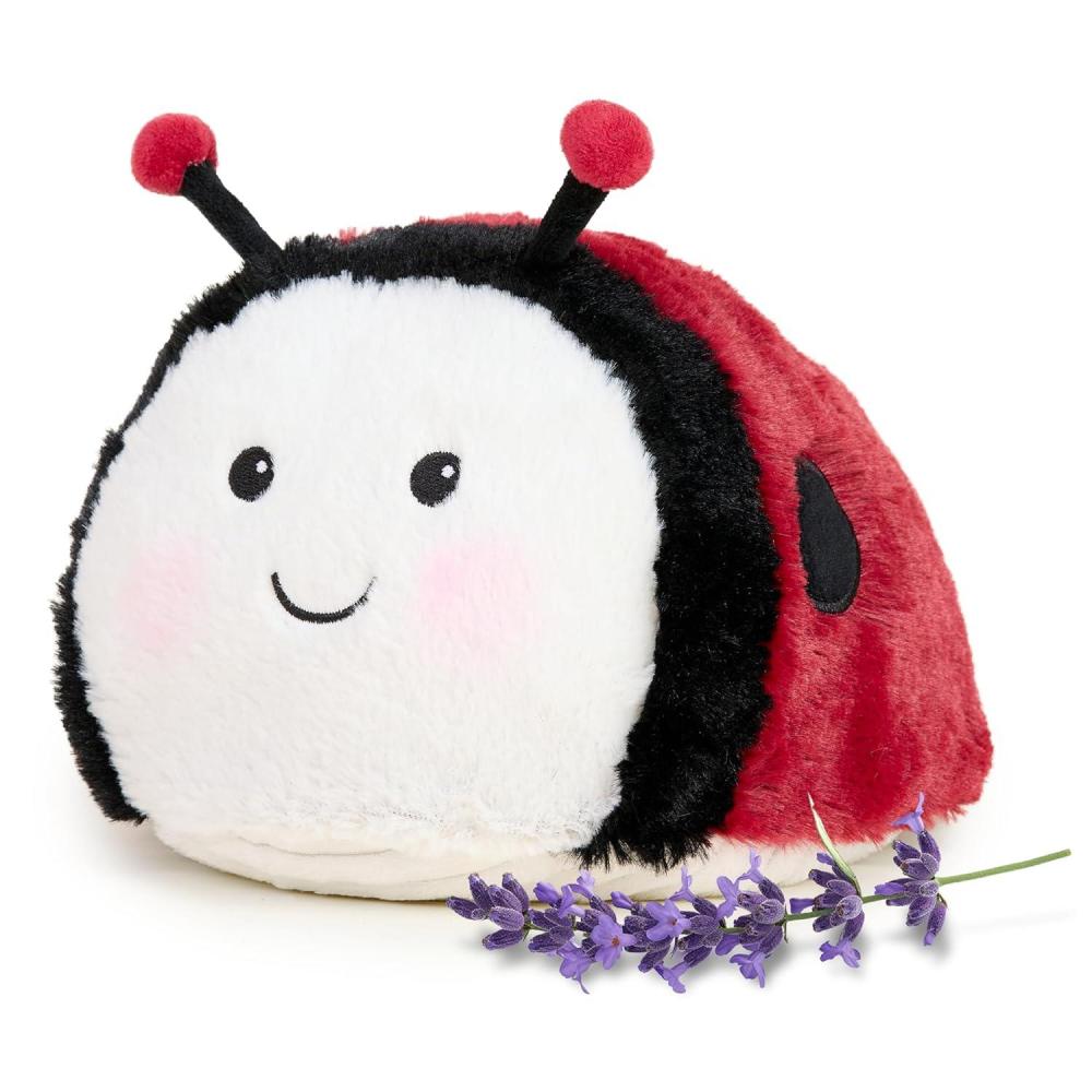imagewarmies Microwavable amp Weighted Stuffed Animals Ladybug  Heated Stuffed Animal Plushie for Warmth amp Comfort  Cute Soft Plush Toys for Adults amp Children Boys Girls Babies amp Toddlers