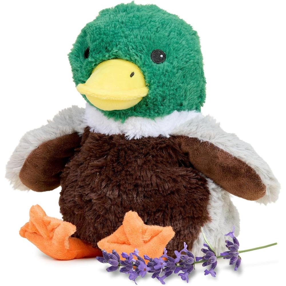 imagewarmies Microwavable amp Weighted Stuffed Animals Mallard  Heated Stuffed Animal Plushie for Warmth amp Comfort  Cute Soft Plush Toys for Adults amp Children Boys Girls Babies amp Toddlers