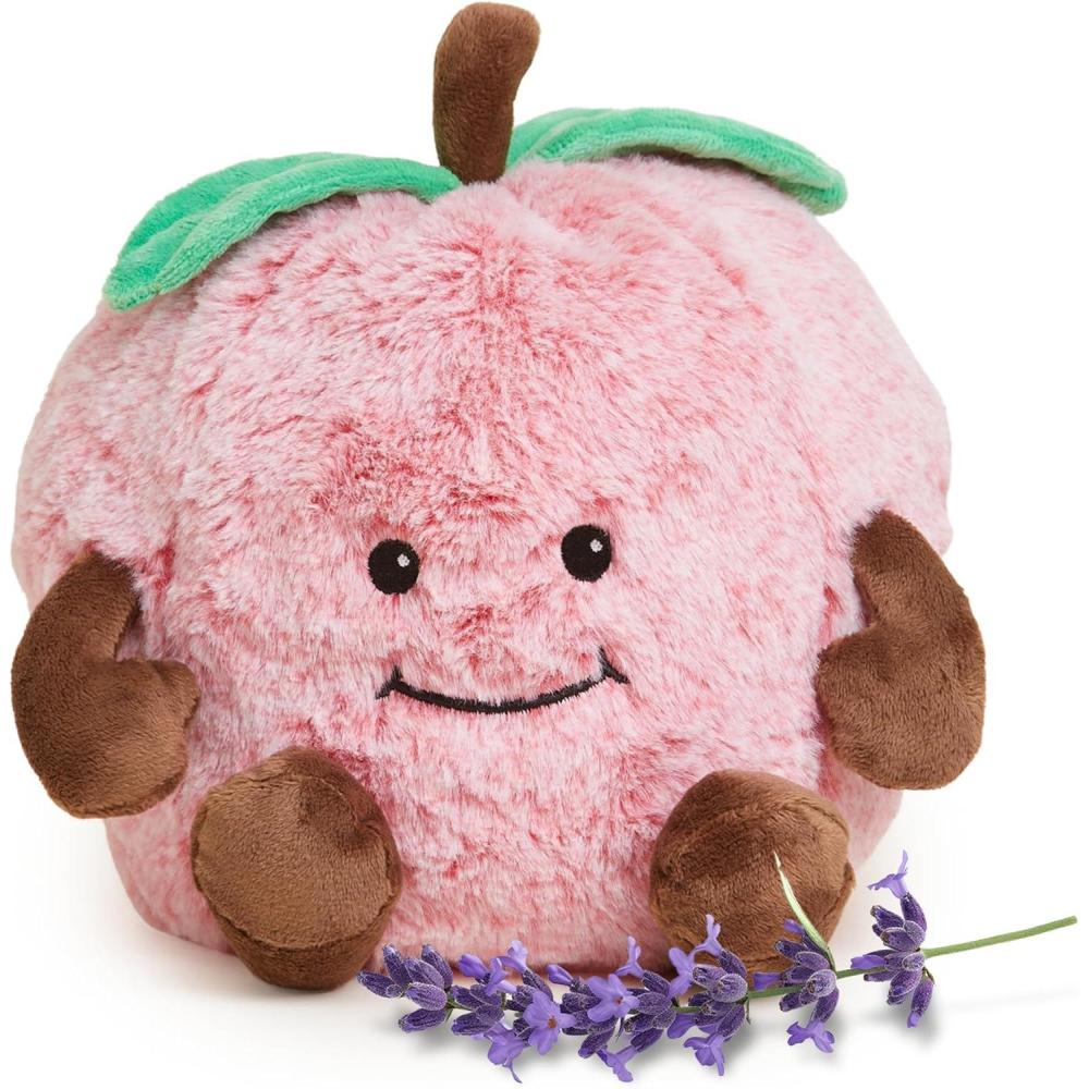 imagewarmies Microwavable amp Weighted Stuffed Animals Red Apple  Heated Stuffed Animal Plushie for Warmth amp Comfort  Cute Soft Plush Toys for Adults amp Children Boys Girls Babies amp Toddlers
