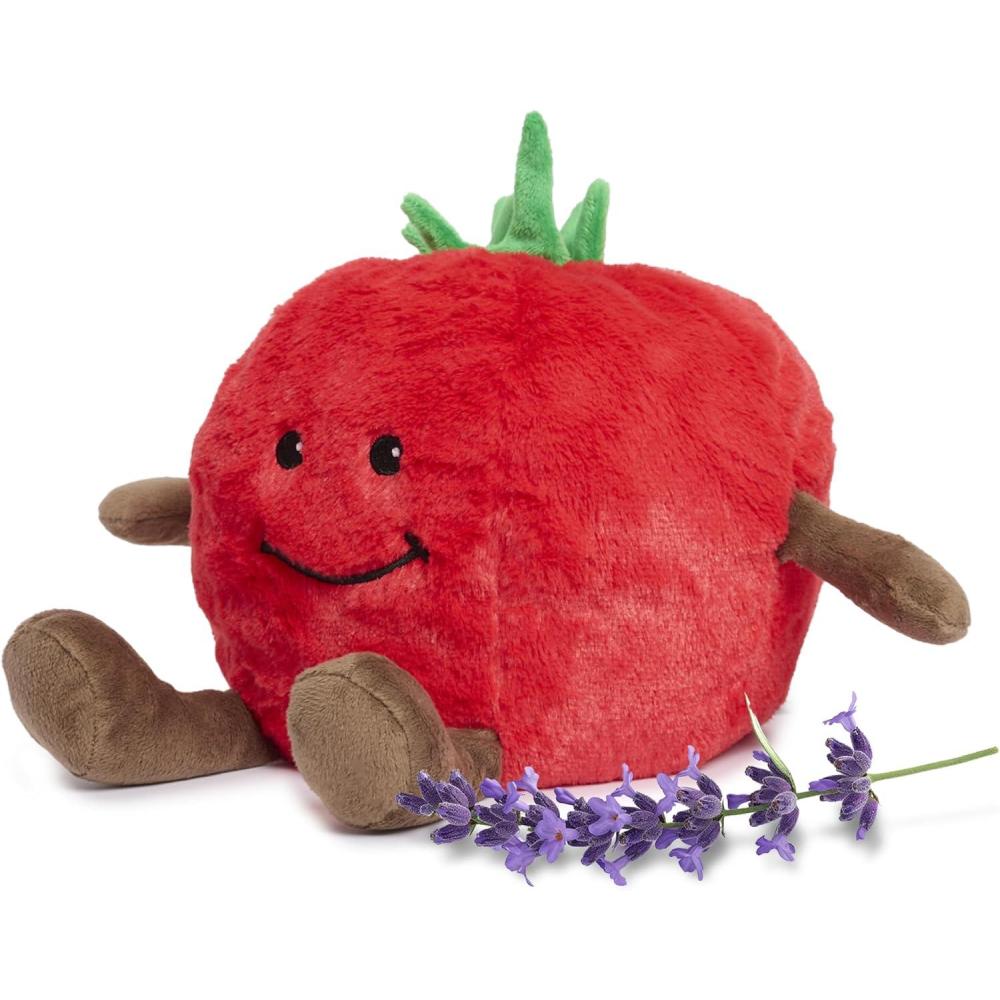 imagewarmies Microwavable amp Weighted Stuffed Animals Tomato Heated Stuffed Animal Plushie for Warmth amp Comfort  Cute Soft Plush Toys for Adults amp Children Boys Girls Babies amp Toddlers