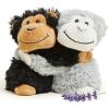 imagewarmies Hugs Duo Microwavable amp Weighted Stuffed Animals Monkey  Heated Stuffed Animal Plushie for Warmth amp Comfort  Cute Soft Plush Toys for Adults amp Children Boys Girls Babies amp Toddlers