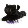 imagewarmies Microwavable amp Weighted Stuffed Animals Black Cat  Heated Stuffed Animal Plushie for Warmth amp Comfort  Cute Soft Plush Toys for Adults amp Children Boys Girls Babies amp Toddlers