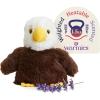 imagewarmies Microwavable amp Weighted Stuffed Animals Eagle  Heated Stuffed Animal Plushie for Warmth amp Comfort  Cute Soft Plush Toys for Adults amp Children Boys Girls Babies amp Toddlers