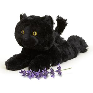 warmies Microwavable & Weighted Stuffed Animals, Black Cat – Heated Stuffed Animal Plushie for Warmth & Comfort – Cute Soft Plush Toys for Adults & Children (Boys, Girls, Babies & Toddlers)
