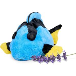 warmies Microwavable & Weighted Stuffed Animals, Blue Tang – Heated Stuffed Animal Plushie for Warmth & Comfort – Cute Soft Plush Toys for Adults & Children (Boys, Girls, Babies & Toddlers)