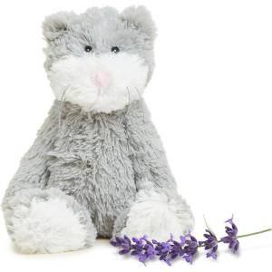 warmies Microwavable & Weighted Stuffed Animals, Cat – Heated Stuffed Animal Plushie for Warmth & Comfort – Cute Soft Plush Toys for Adults & Children (Boys, Girls, Babies & Toddlers)