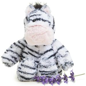 warmies Microwavable & Weighted Stuffed Animals, Zebra – Heated Stuffed Animal Plushie for Warmth & Comfort – Cute Soft Plush Toys for Adults & Children (Boys, Girls, Babies & Toddlers)