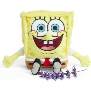 warmies x Spongebob Squarepants – Microwavable & Weighted Stuffed Animals, Spongebob – Heated Stuffed Animal Plushie for Warmth & Comfort – Soft Plush Toys for Adults & Children (Boys & Girls)