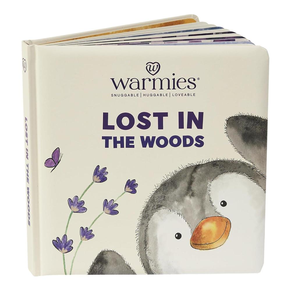 imageLost in the Woods A Warmies Board Book  Soft Padded Childrens Bedtime Story Books  Early Reader Toddler amp Baby Books