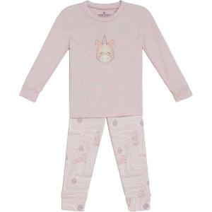 warmies Unisex Pajamas for Toddler Boys & Girls – 100% Cotton Fabric, Children Sleepwear – Unicorn Animal Print Pattern