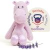 imagewarmies Microwavable amp Weighted Stuffed Animals Hippo  Heated Stuffed Animal Plushie for Warmth amp Comfort  Cute Soft Plush Toys for Adults amp Children Boys Girls Babies amp Toddlers