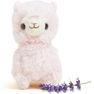 warmies Junior Microwavable & Weighted Stuffed Animals, Pink Llama – Heated Stuffed Animal Plushie for Warmth & Comfort – Cute Soft Plush Toys for Adults & Children (Boys, Girls, Babies & Toddlers)