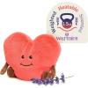 imagewarmies Microwavable amp Weighted Stuffed Animals Heart  Heated Stuffed Animal Plushie for Warmth amp Comfort  Cute Soft Plush Toys for Adults amp Children Boys Girls Babies amp Toddlers