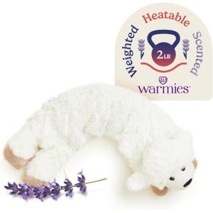 warmies Microwavable Neck & Shoulder Wrap – Heating & Cooling Plush Pad for Relaxation – Heated Neck Warmer with Scented Lavender – Microwave Heat Pad – Sheep(One Size (Pack of 1))