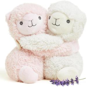 warmies Microwavable Neck & Shoulder Wrap – Heating & Cooling Plush Pad for Relaxation – Heated Neck Warmer with Scented Lavender – Microwave Heat Pad – Sheep(2 Count (Pack of 1))