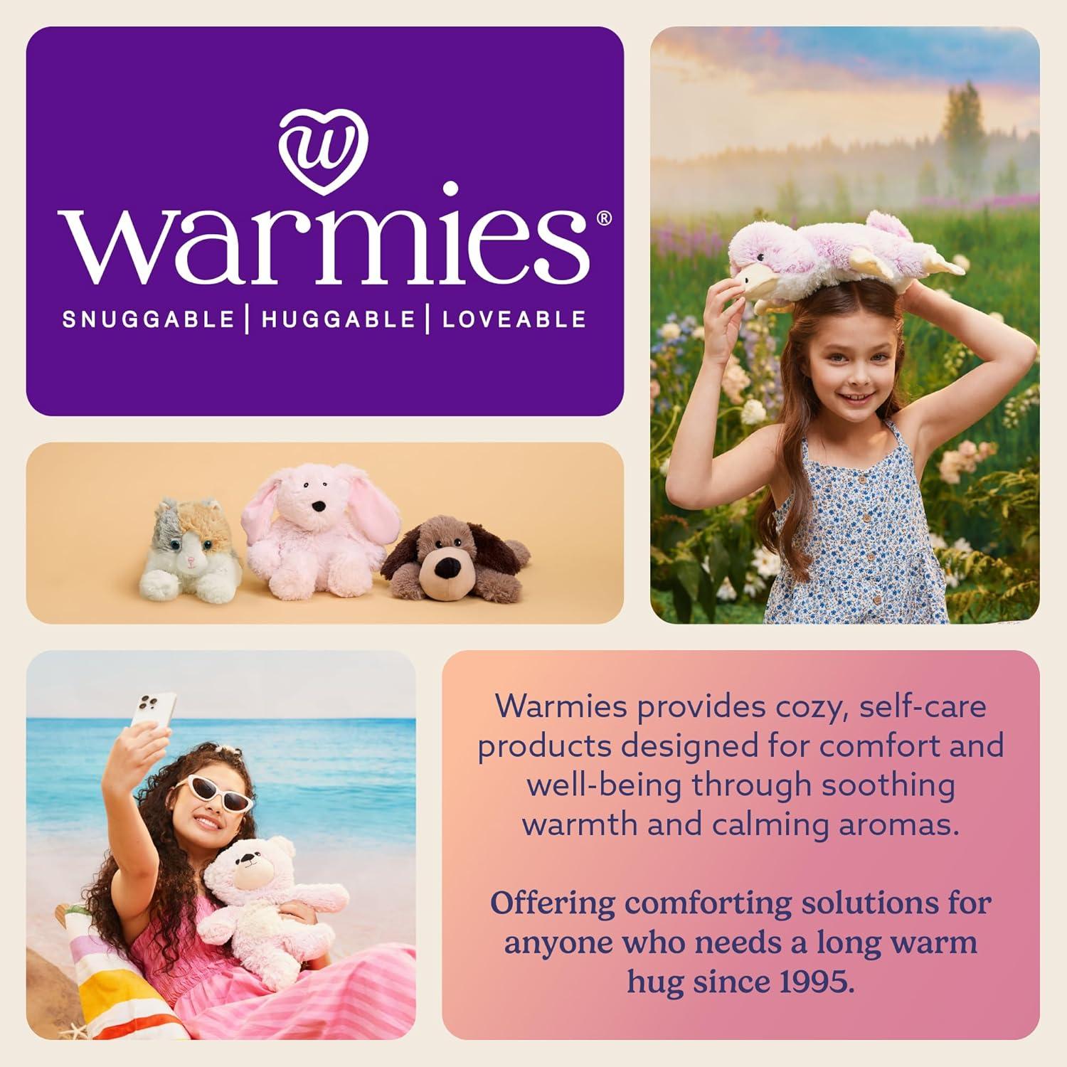imagewarmies Microwavable Neck amp Shoulder Wrap Heating amp Cooling Plush Pad for Relaxation Heated Neck Warmer with Scented Lavender Microwave Heat Pad SheepNo Size